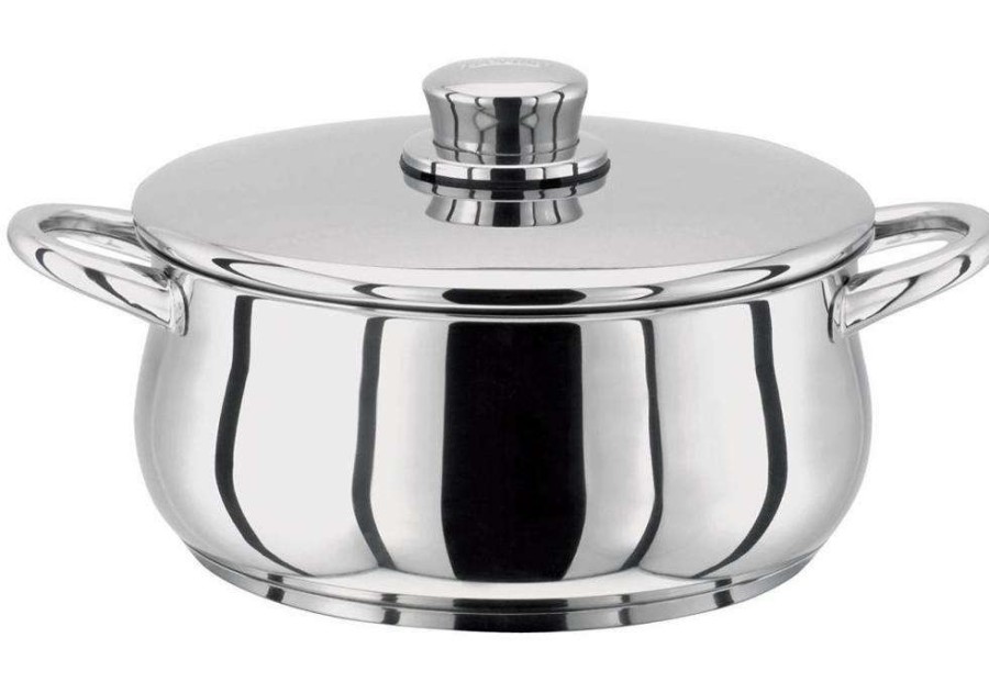 Cookware & Baking * | Prefential Price Stellar 1000 Stainless Steel 20Cm Casserole 2.0L