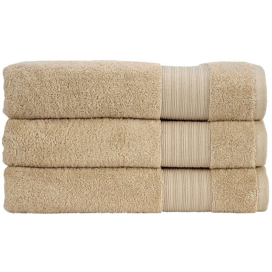 Textiles & Lighting * | Reasonable Price Christy 100% Organic Eco Twist Turkish Combed Cotton Towels Natural