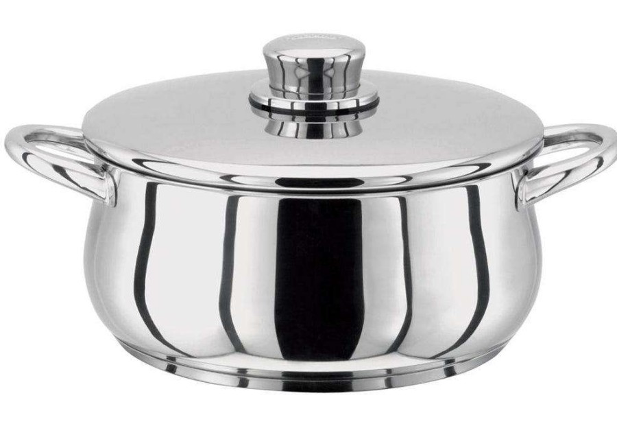 Cookware & Baking * | Affordable Price Stellar 1000 Stainless Steel 24Cm Casserole 3.2L