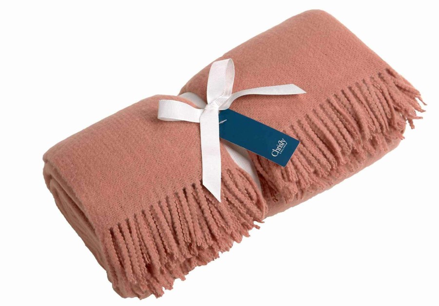 Textiles & Lighting * | Special Offers Christy Cosy Throw Cinnamon