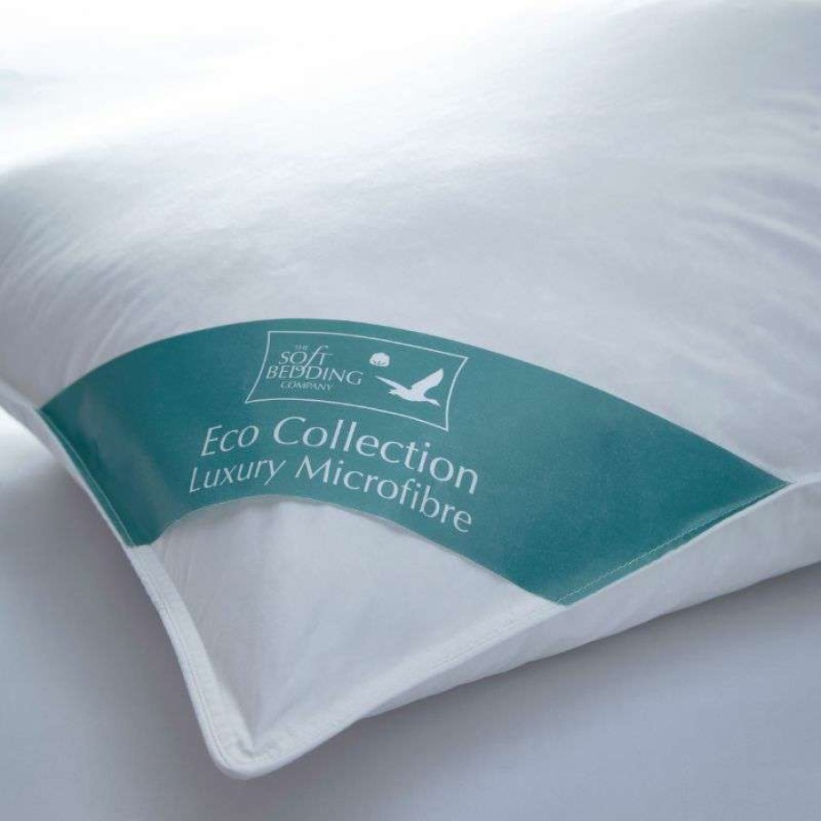 Textiles & Lighting * | Special Offers The Soft Bedding Company Feels Like Down Pillow Pair