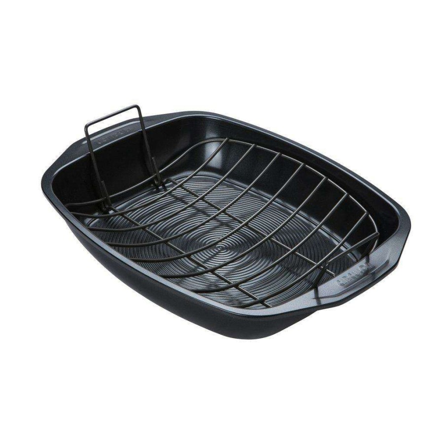 Cookware & Baking * | Bargain Sale Circulon Ultimum 39Cm Roasting Tray With Rack